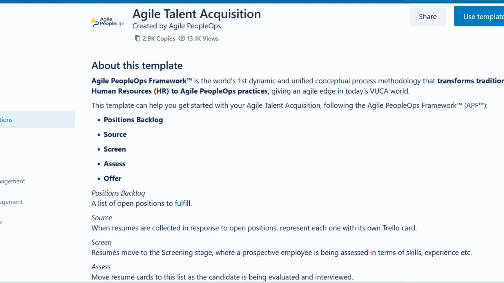 What Is Agile Talent Acquisition Scrum For Trello Board