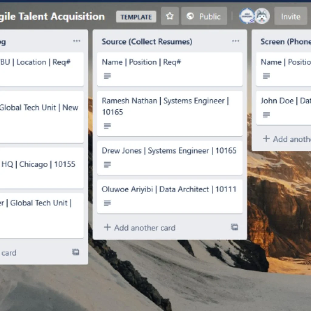Digital Scrumban Board